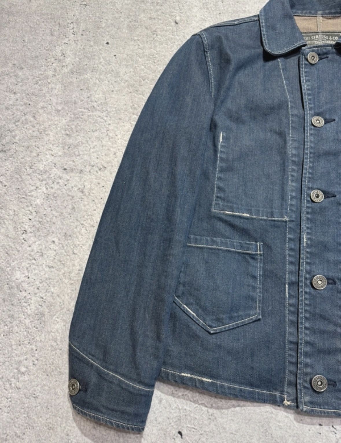 Levi's × Vintage Levi’s track denim jacket multi pocket vintage y2k 90s Size US S / EU 44-46 / 1 - 2 Thumbnail