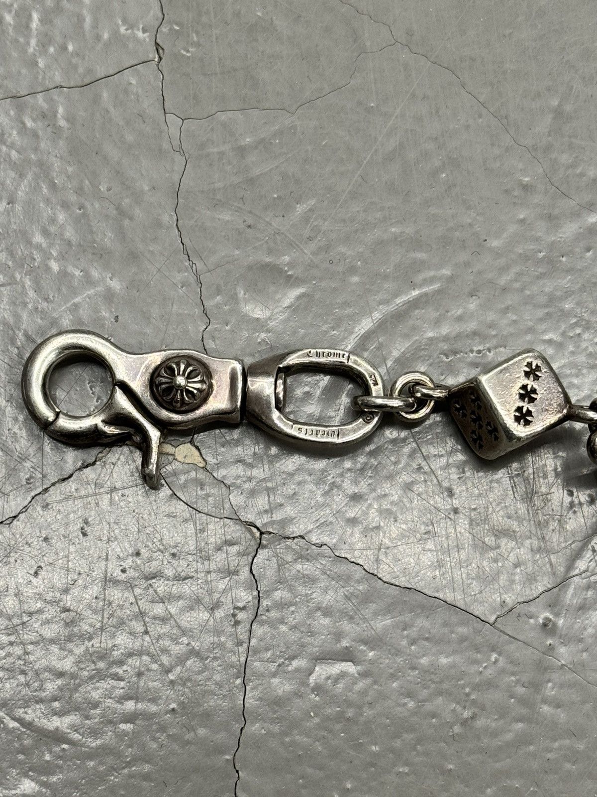 Chrome Hearts Chrome Hearts 13link 2lobster clip Dice Wallet Chain Size ONE SIZE - 3 Thumbnail
