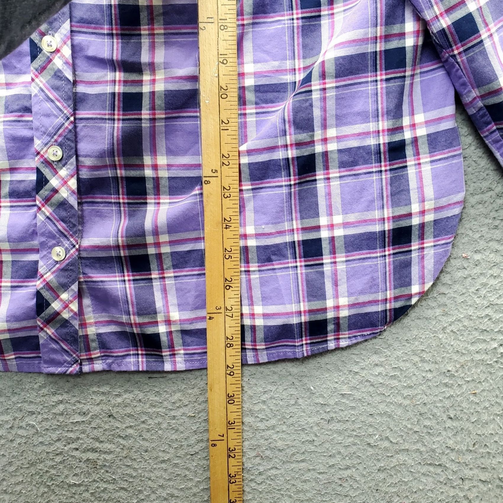 Talbots Talbots Shirt Womens 2X Multicolor Plaid Classic Fit Long Sleeve Button Up Size XXL / US 16-18 / IT 52-54 - 3 Thumbnail