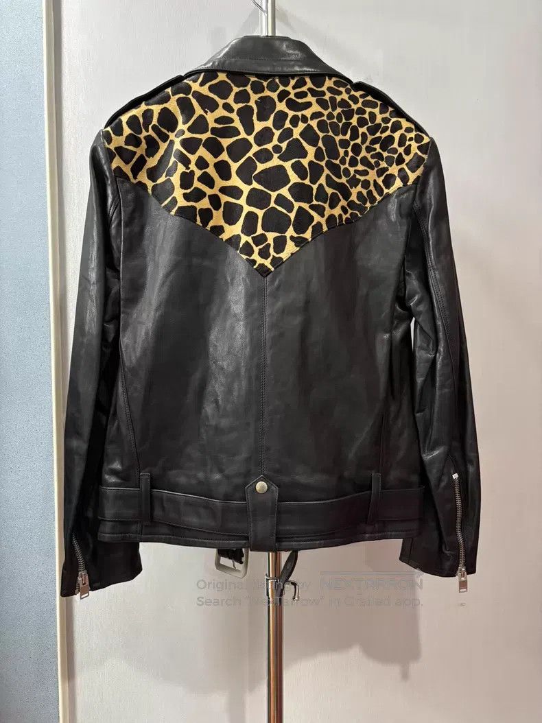 Saint Laurent Paris Saint Laurent Paris Leopard Print Leather Jacket i Size US M / EU 48-50 / 2 - 2 Thumbnail