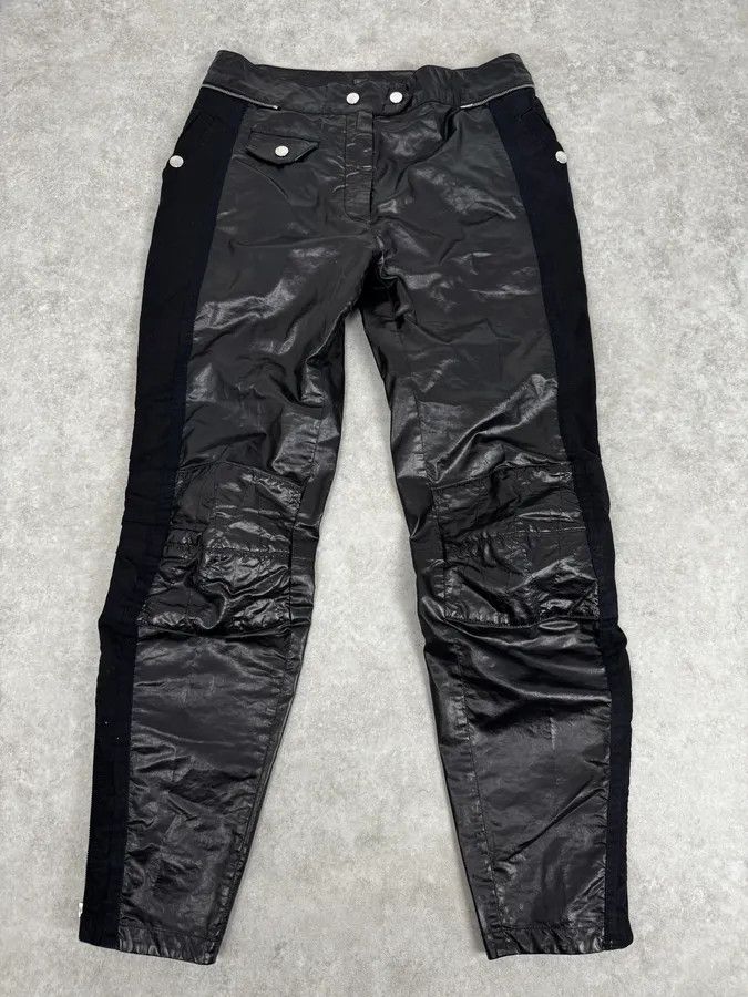 Dries Van Noten AW2020 Dries Van Noten Black Biker Pants Size US 32 / EU 48 - 4 Thumbnail