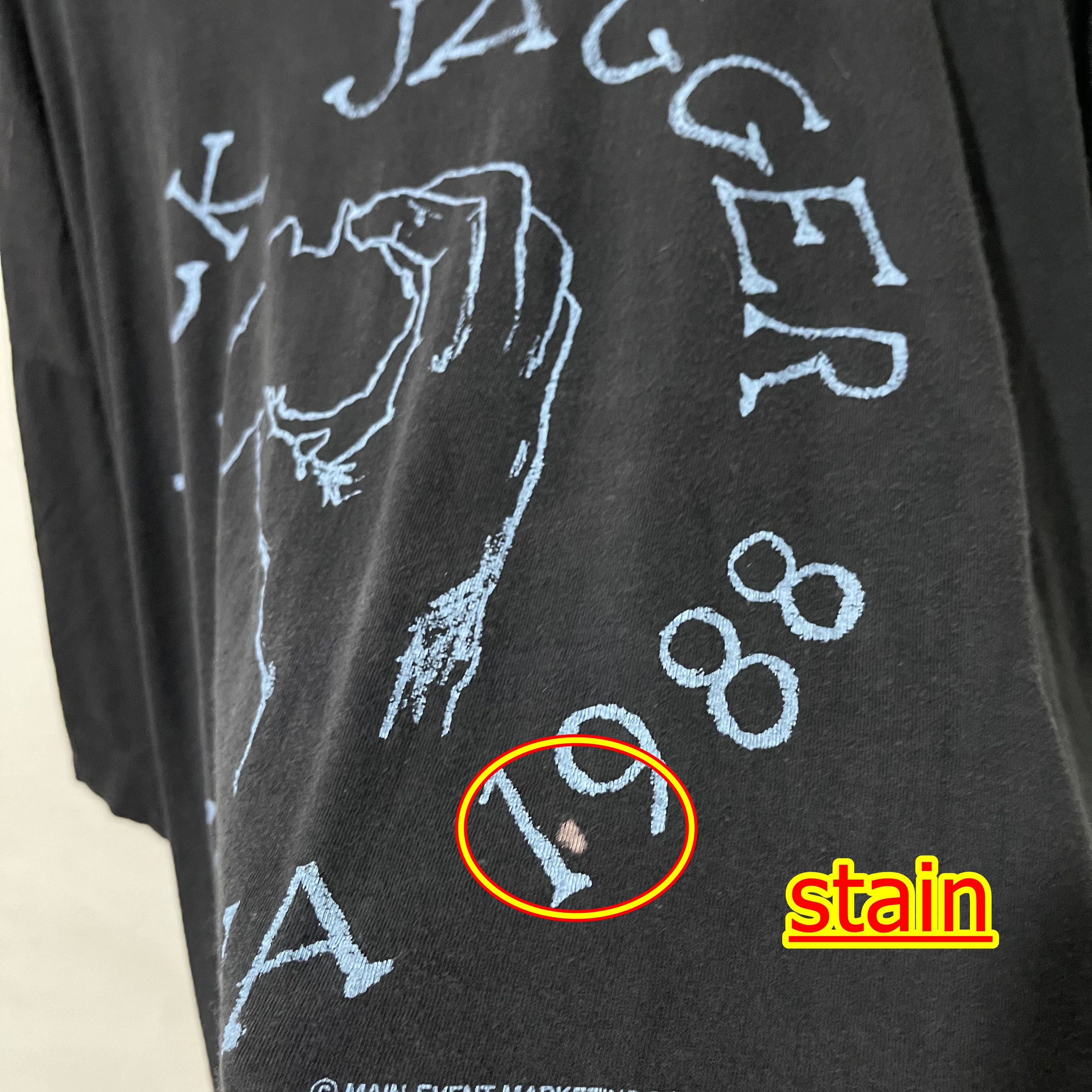 The Rolling Stones Vintage 1988 Mick Jagger Australia Tour Shirt Size US XL / EU 56 / 4 - 7 Thumbnail