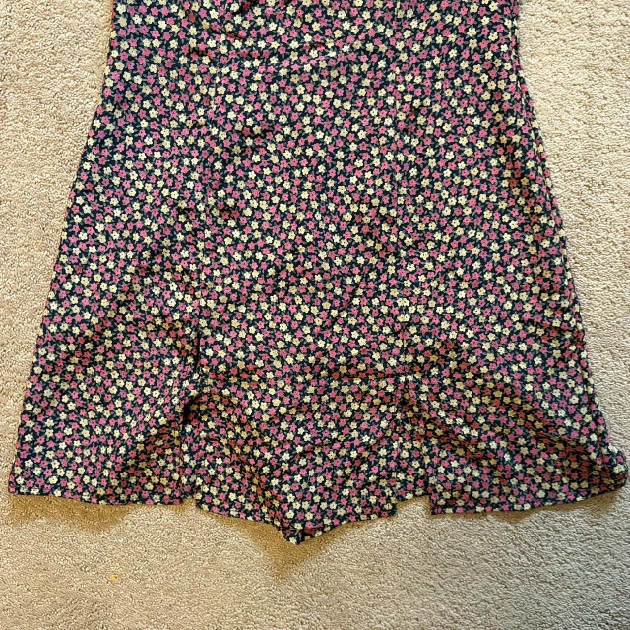 Designer Christopher & Banks Romper Floral Dress Size 30" / US 8 / IT 44 - 4 Thumbnail