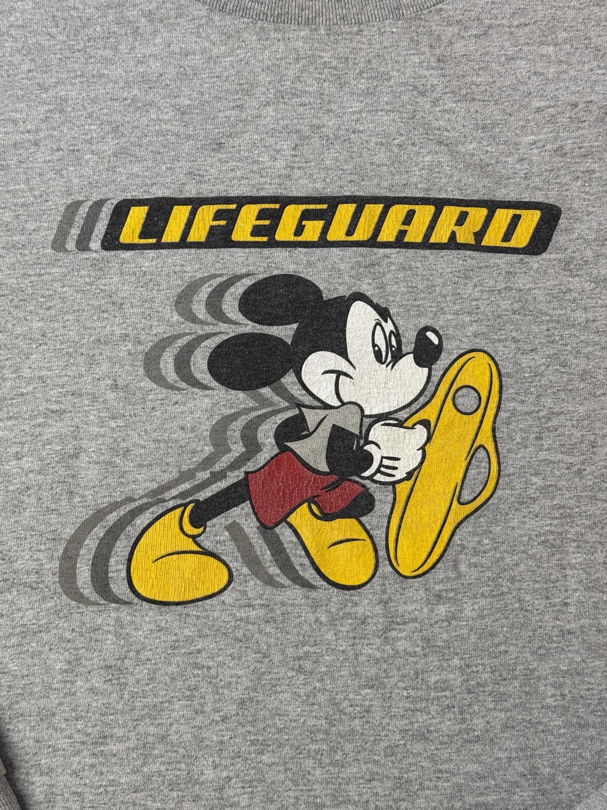 Disney Y2K Disney Mickey Mouse Lifeguard Long Sleeve Tee - M Size US M / EU 48-50 / 2 - 3 Thumbnail