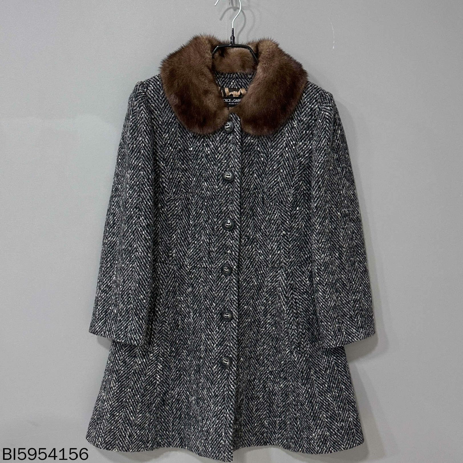 Dolce & Gabbana Dolce & Gabbana Wool Coat L Women Size L / US 10 / IT 46 - 1 Thumbnail