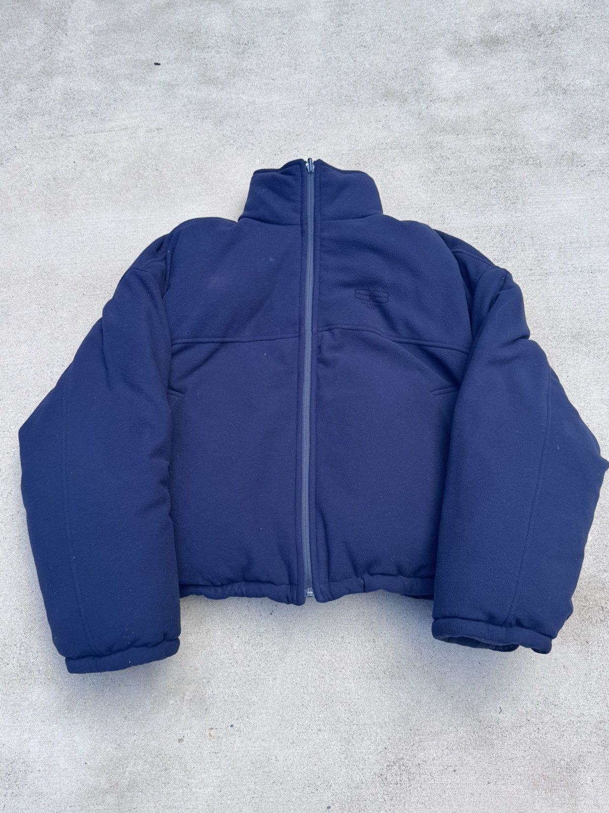 Balenciaga Balenciaga navy reversible heavy coat size L Size US L / EU 52-54 / 3 - 1 Thumbnail