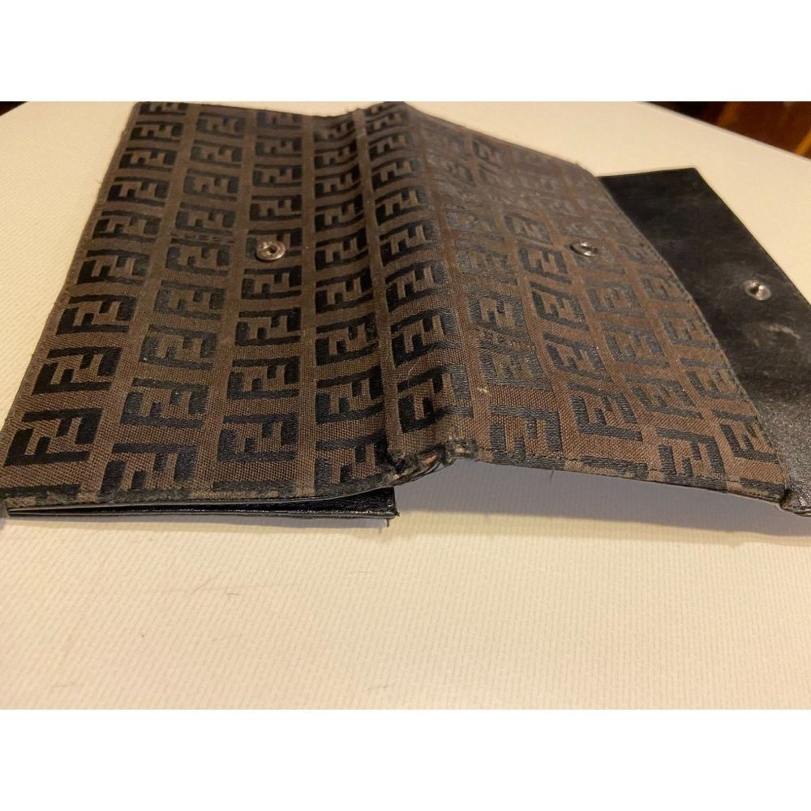 Fendi Fendi Vintage Leather & Logo Wallet Size ONE SIZE - 15 Thumbnail