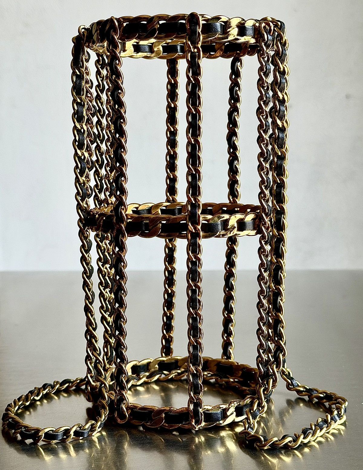 Chanel Chanel - Karl Lagerfeld - 1994 - Chain Link Bottle Holder Size ONE SIZE - 1 Thumbnail