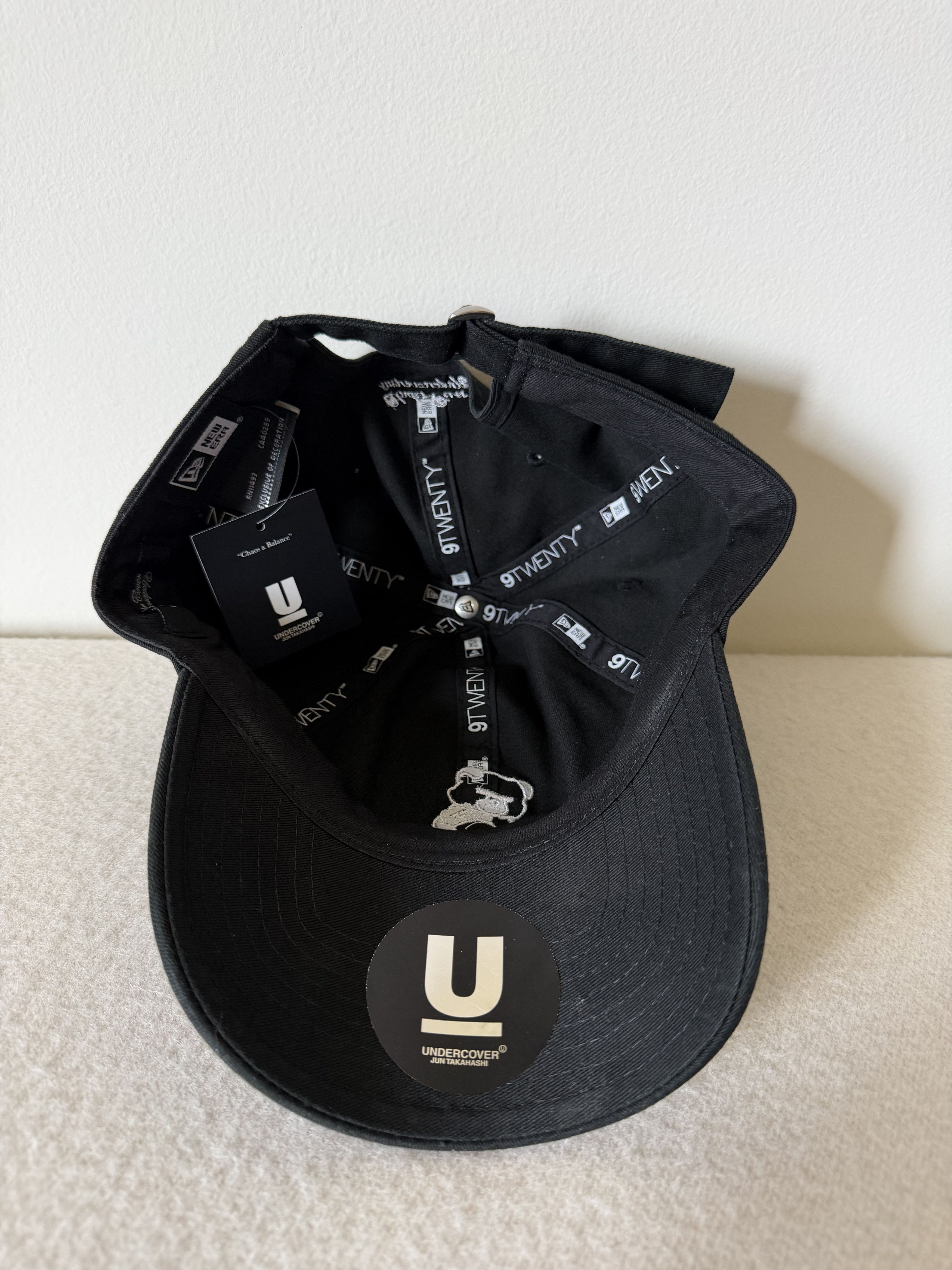 New Era × Undercover Undercover New Era Teddy Bear 9Twenty Hat in Black Size ONE SIZE - 5 Thumbnail