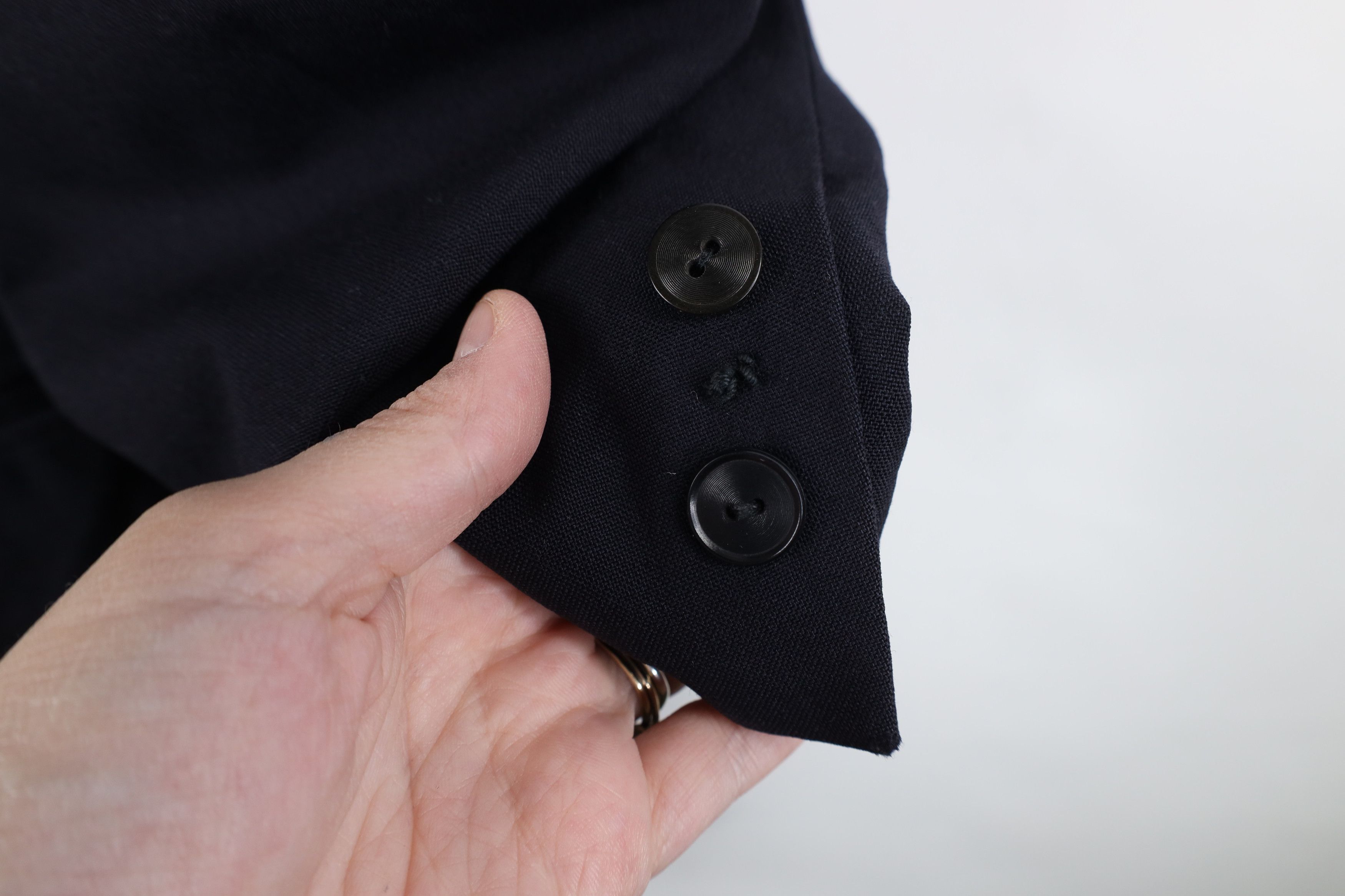 Vintage Vintage 50s Rockabilly Prom Smoking Tuxedo Jacket Navy USA Size US XXL / EU 58 / 5 - 4 Thumbnail