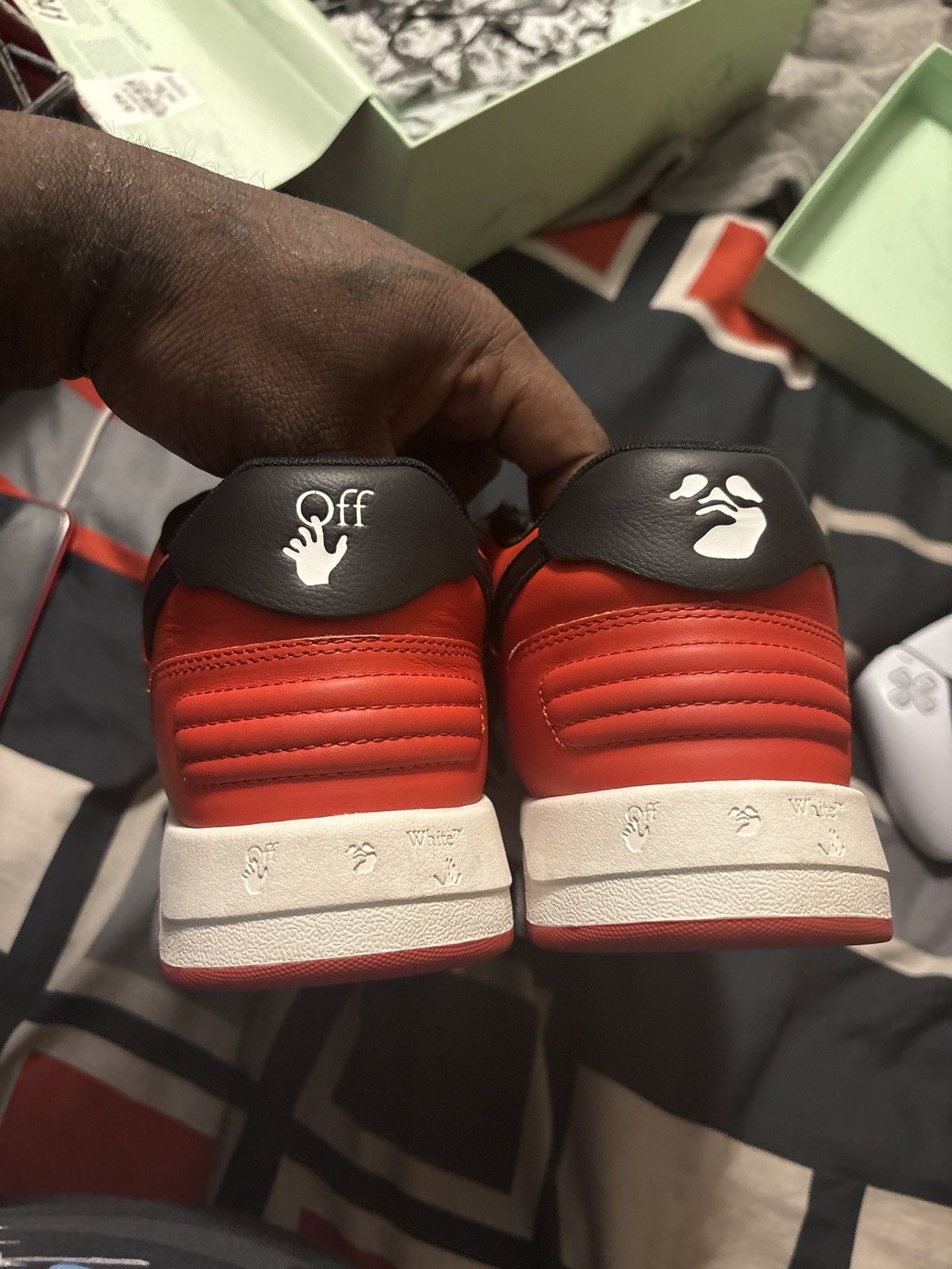 Off-White Black and red off whites Size US 9 / EU 42 - 4 Thumbnail