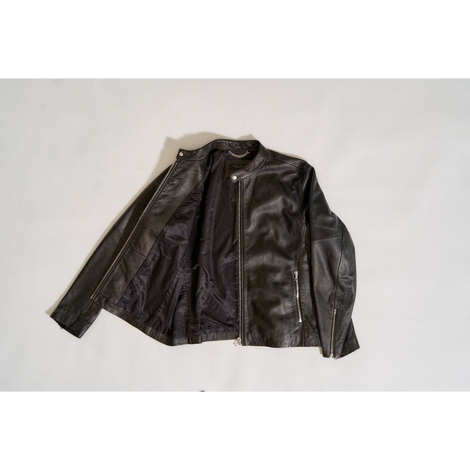Rag & Bone rag & bone articulated moto leather jacket Black XL 108879 Size US XL / EU 56 / 4 - 2 Thumbnail