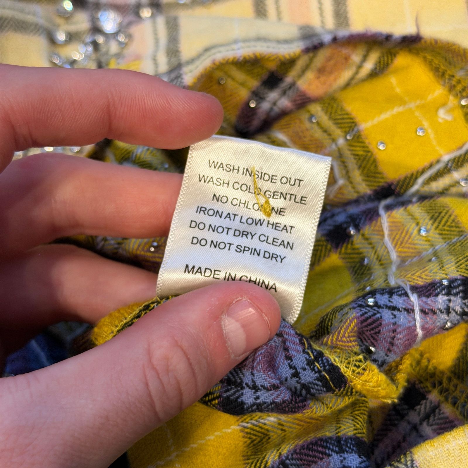 Vale Vale Forever Lemonhead Rhinestone Flannel Size US L / EU 52-54 / 3 - 5 Thumbnail