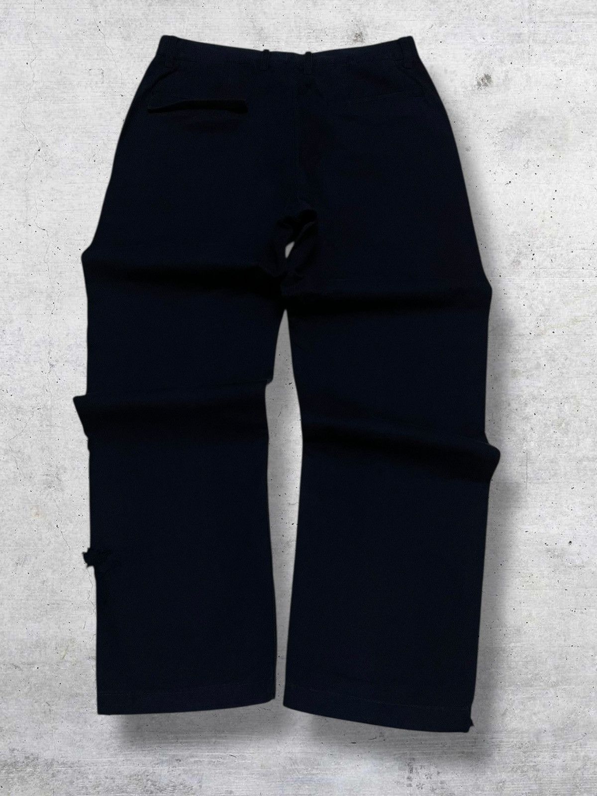 Yohji Yamamoto VINTAGE YOHJI YAMAMOTO JAPAN DESIGNER 90S DISTRESSED PANT Size US 29 - 8 Thumbnail