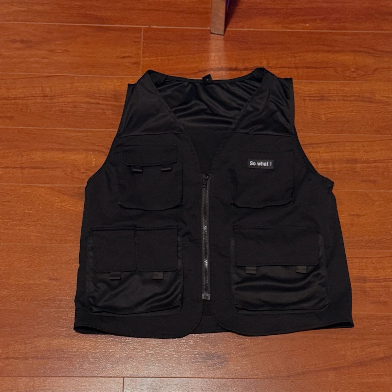 Vintage ‘So What!’ Streetwear Vest Size US S / EU 44-46 / 1 - 1 Thumbnail