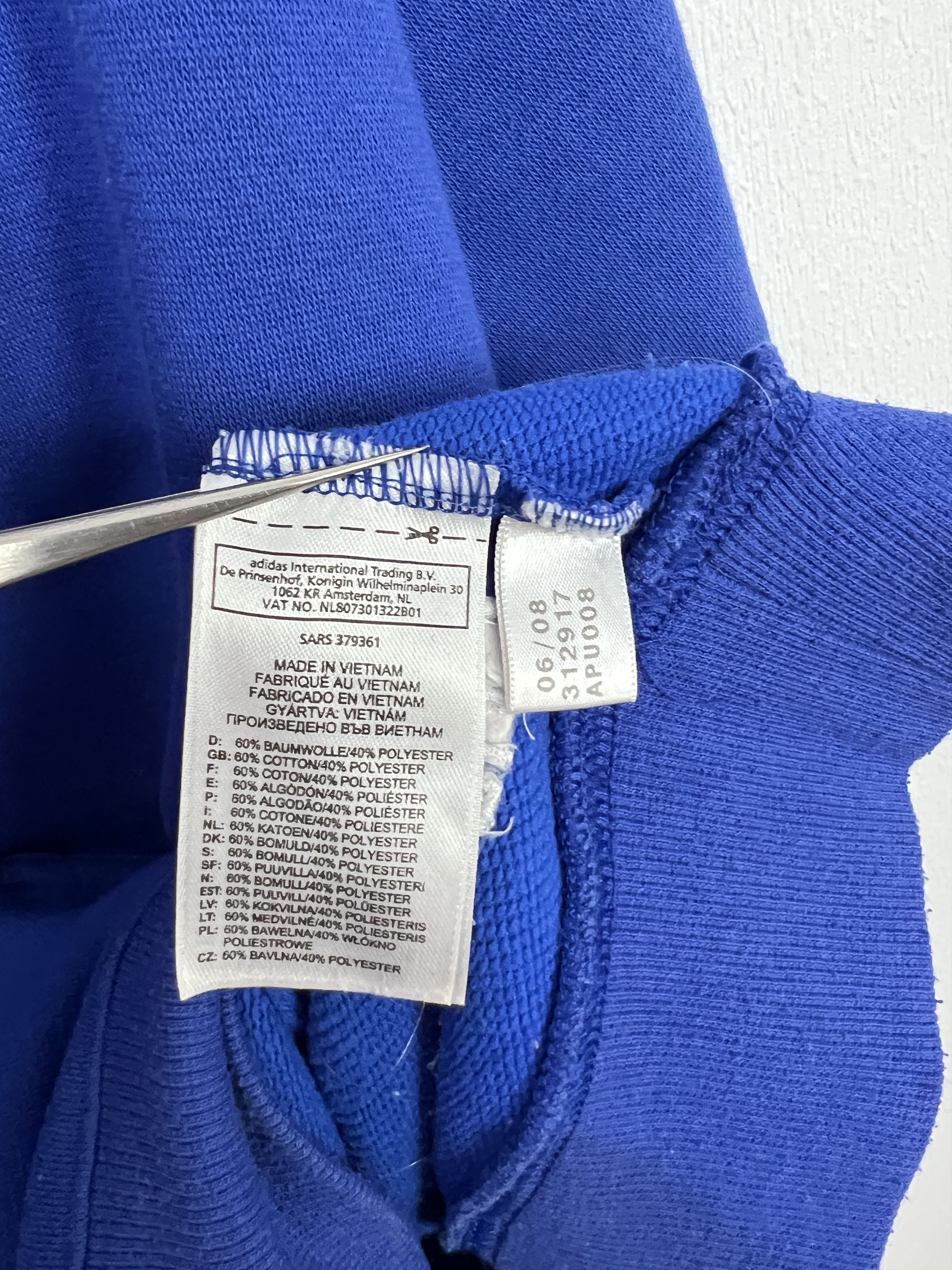Adidas Vintage Adidas Chelsea Football Blue Sweatshirt Soccer Size US XL / EU 56 / 4 - 8 Thumbnail