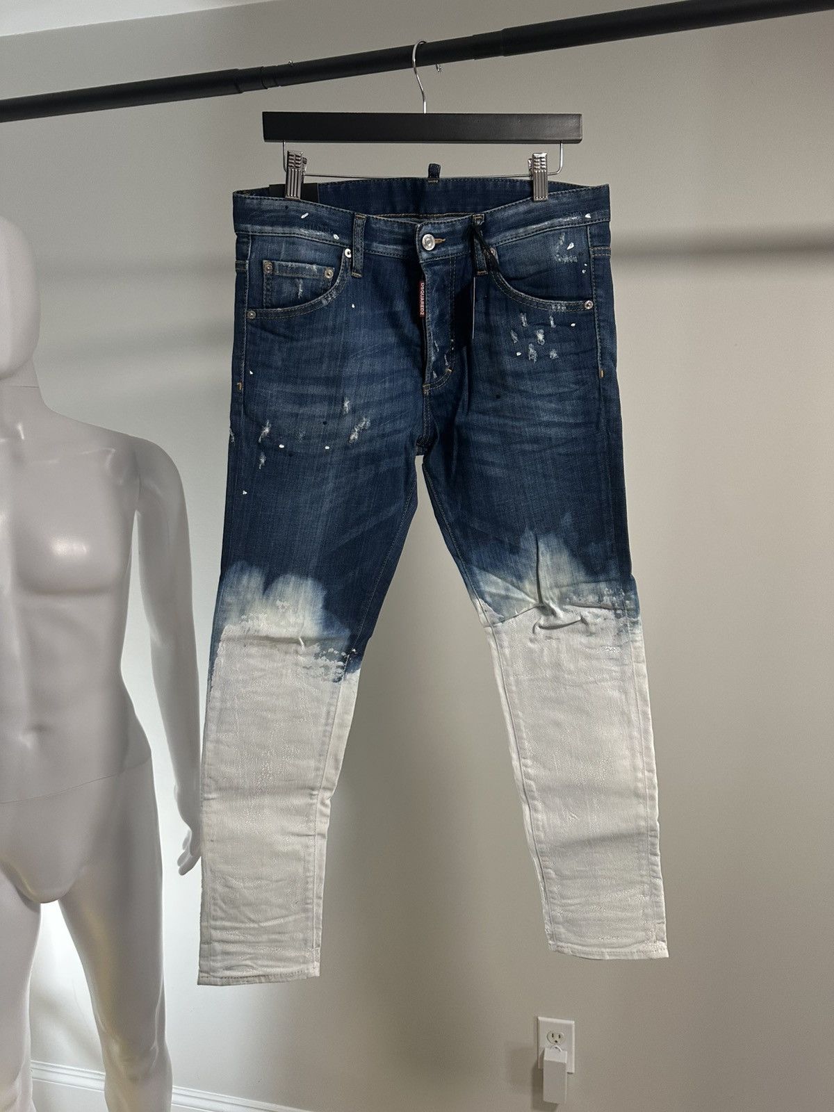 Dsquared2 DSquared2 Denim Painters Jeans Size US 32 / EU 48 - 2 Thumbnail