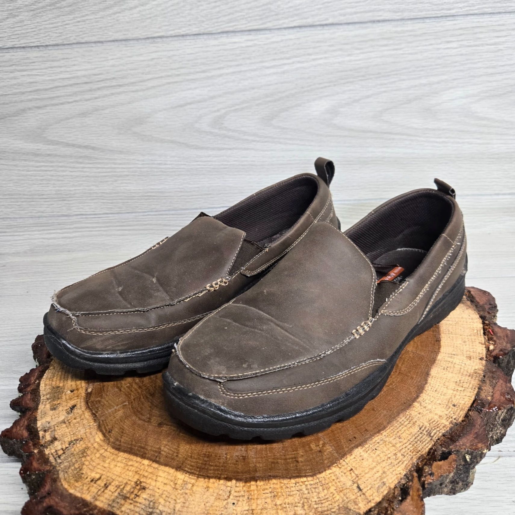 Vintage DEER STAGS Everest Slip-On Casual Shoes Adult Men’s 10.5 Brown Memory Foam Size US 10.5 / EU 43-44 - 2 Thumbnail