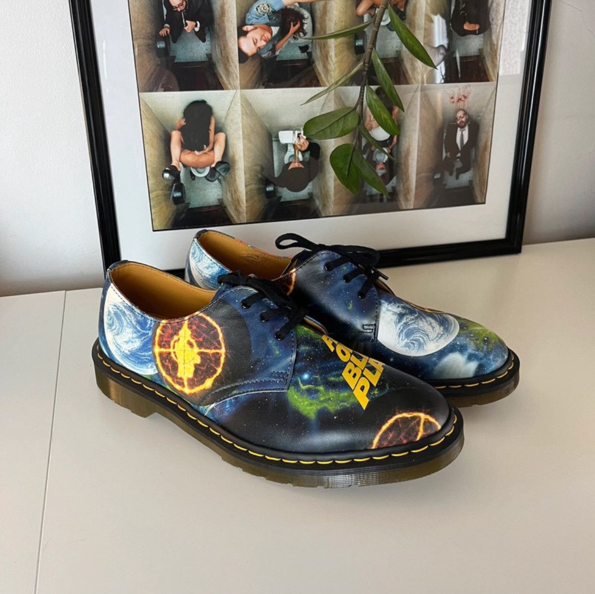 Public Enemy × Supreme × Undercover Dr Martens 3-eye x Undercover x Supreme x Public Enemy Rare Size US 10.5 / EU 43-44 - 5 Thumbnail