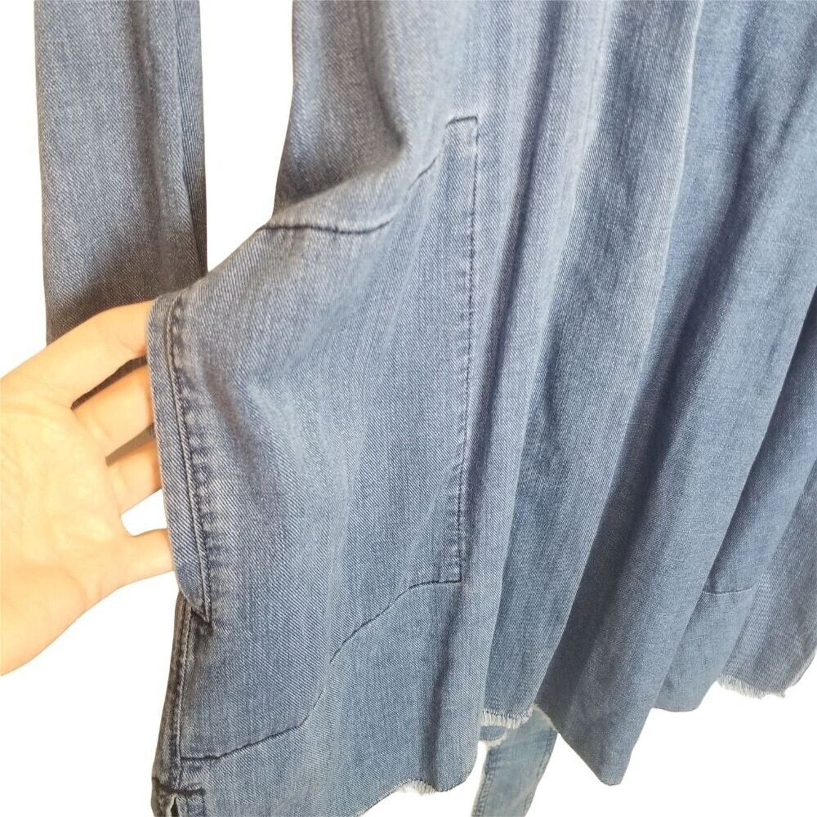 Aritzia Aritzia Wilfred Free Womens Denim Jacket Cardigan Size S Size S / US 4 / IT 40 - 6 Thumbnail