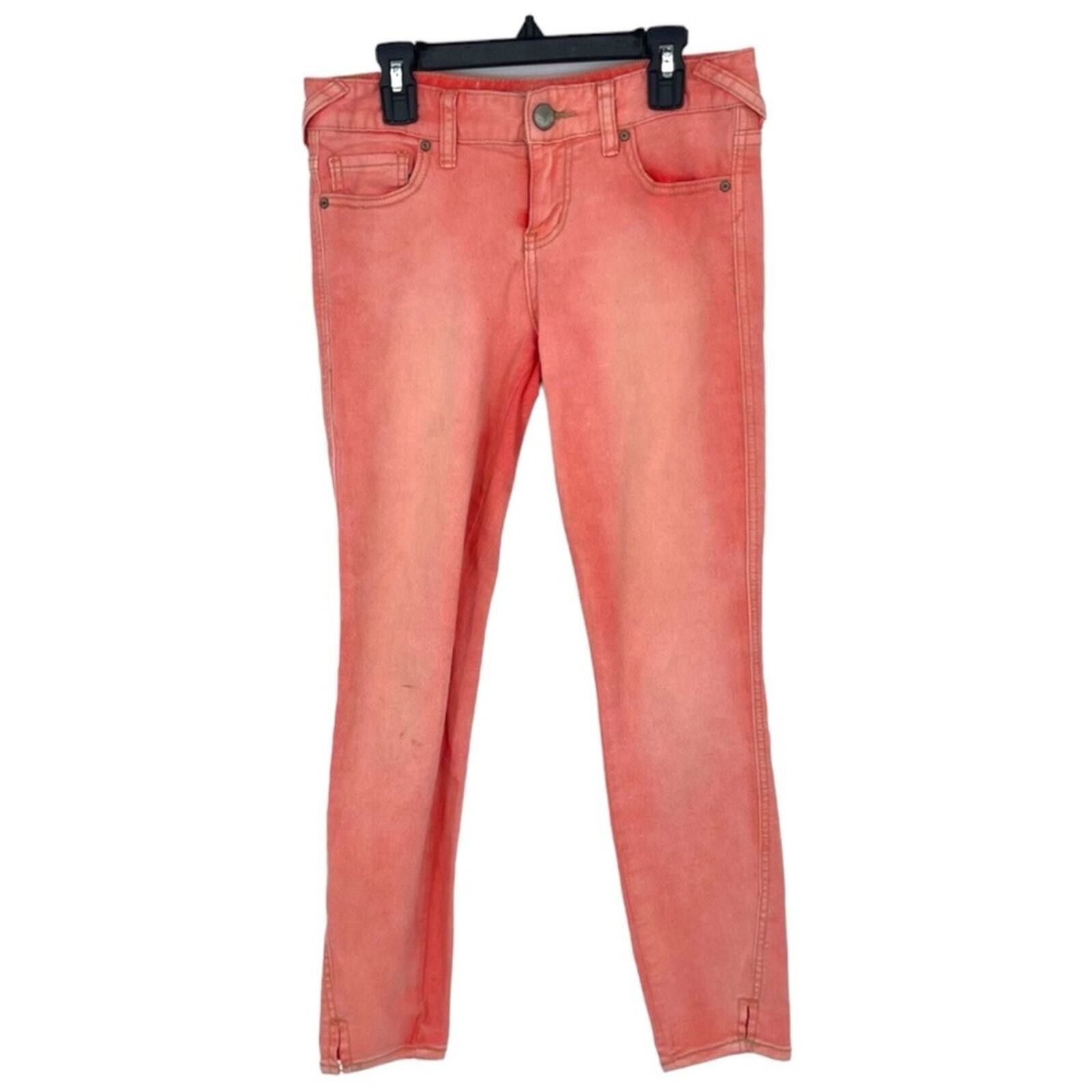 Free People Free People Size 25 Skinny Slim Cloral Ankle Zip 5 Pocket Size 25" / US 0 / IT 36 - 1 Thumbnail