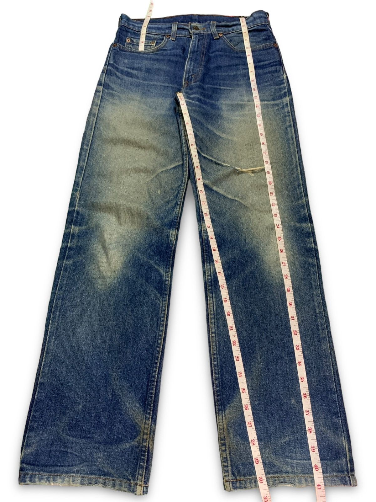 Levi's Vintage 90 Levis 515 Rusty Wash Distressed Loose Jeans 30x31 Size US 30 / EU 46 - 10 Thumbnail