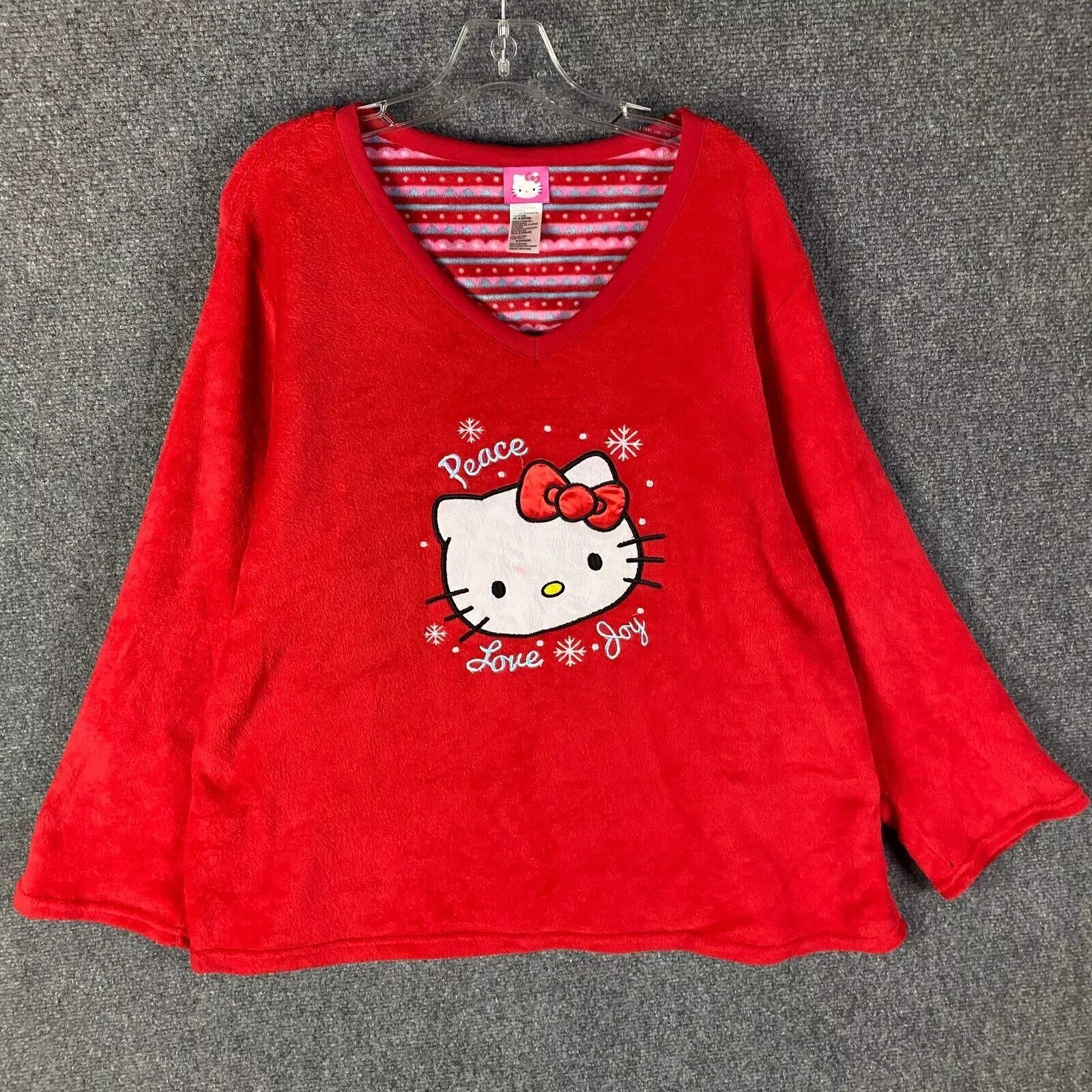 Other Hello Kitty Pajama Top Women's 3X Sleepwear Pullover Fleece Size ONE SIZE - 1 Thumbnail