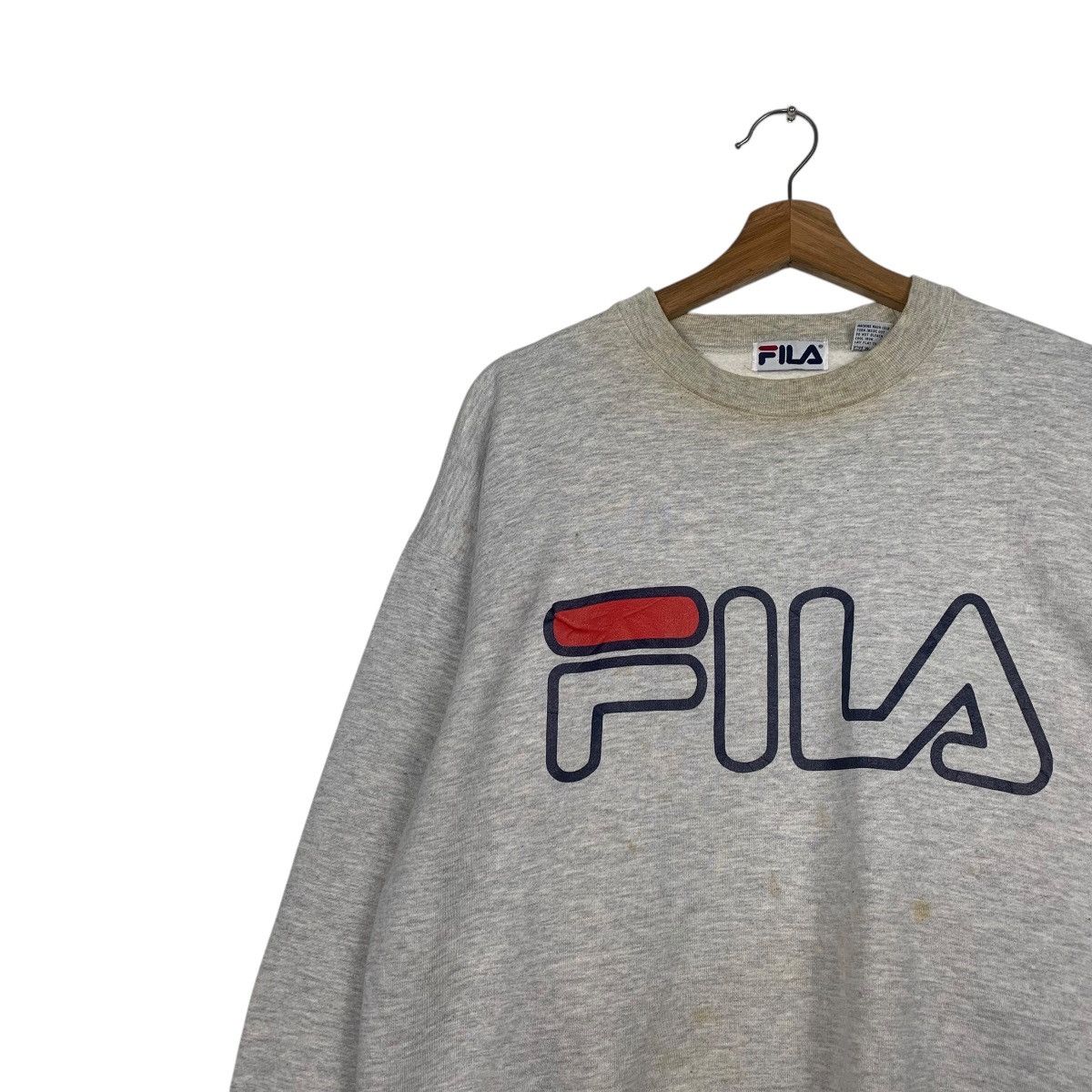 Fila Vintage Fila Big Logo Sweatshirt Made In USA Size US M / EU 48-50 / 2 - 6 Thumbnail