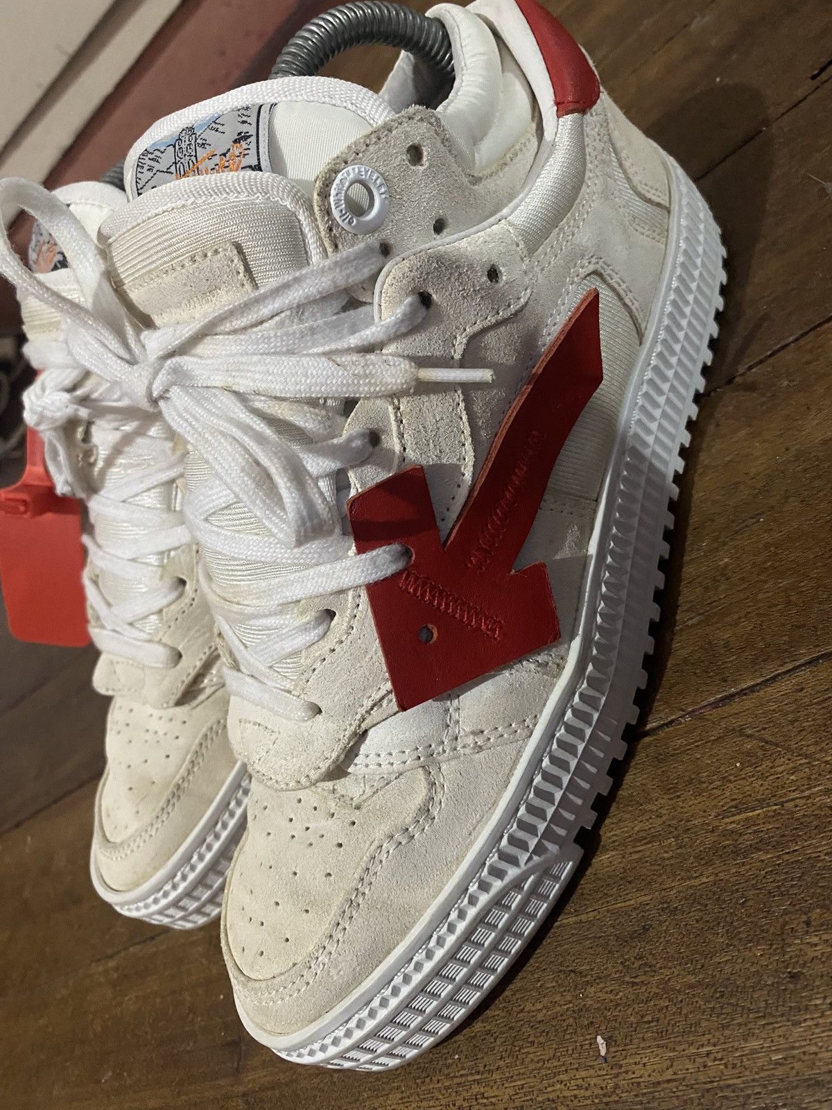 Off-White Off-White Court 3.0 low Red/White sneaker Size US 7 / IT 37 - 2 Thumbnail