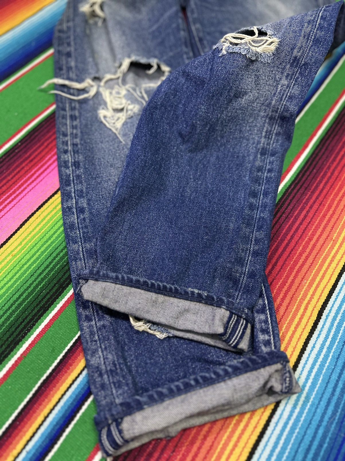 MOUSSY 💥Distress Moussy Denim💥 Crazy Design Distress Denime💥 Size US 30 / EU 46 - 11 Thumbnail