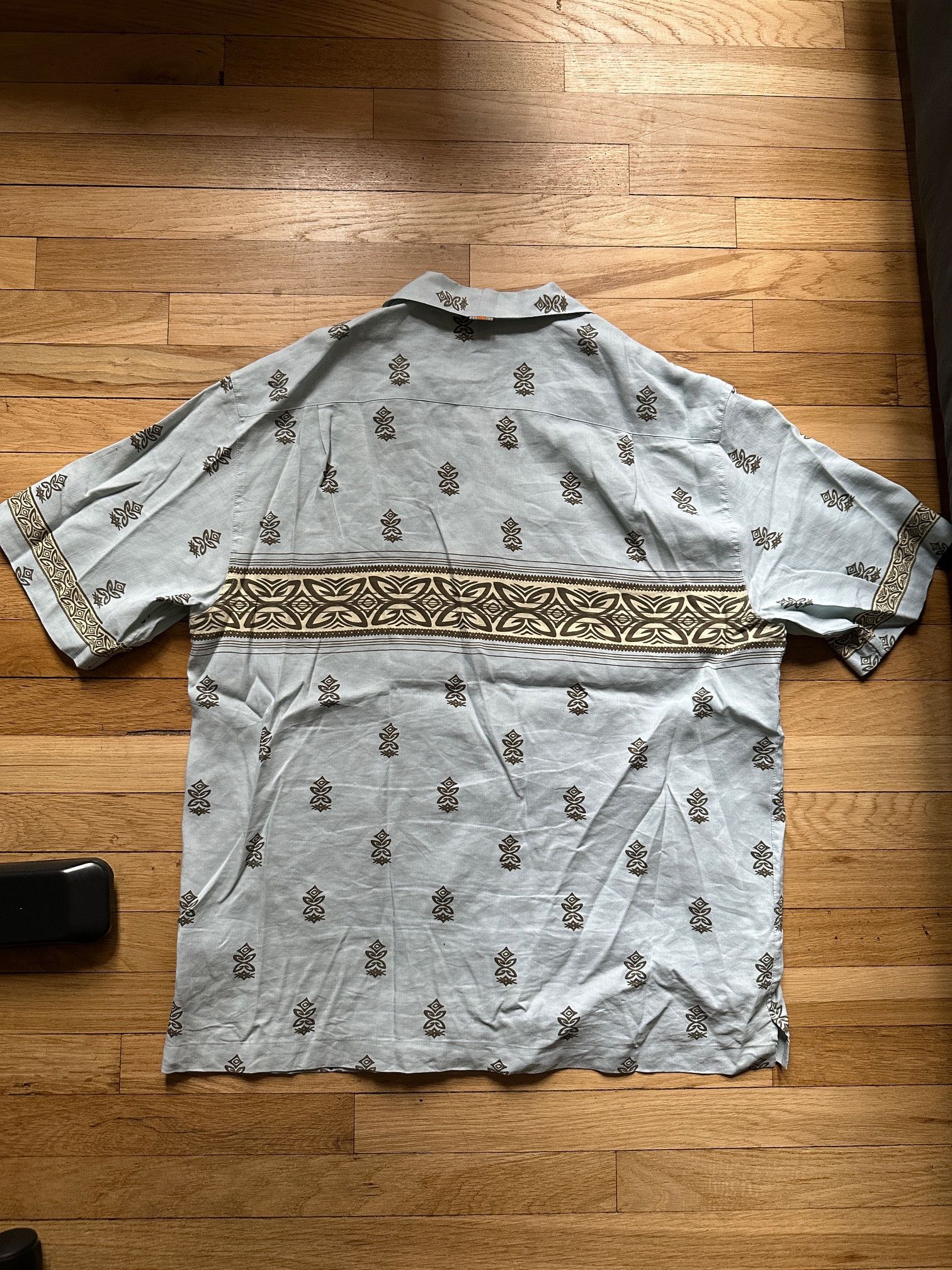 Quiksilver Silver Edition QUIKSILVER Blue Camp Vacation Hawaiian Shirt Size US L / EU 52-54 / 3 - 6 Thumbnail