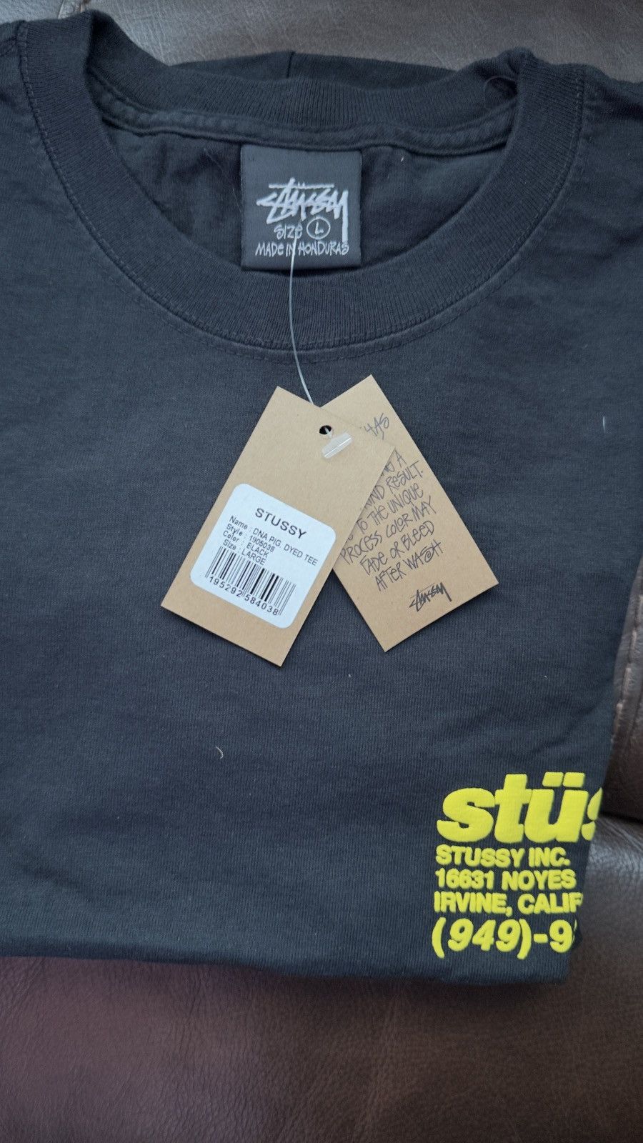 Stussy DNA TEE PIGMENT DYED Size US L / EU 52-54 / 3 - 3 Thumbnail