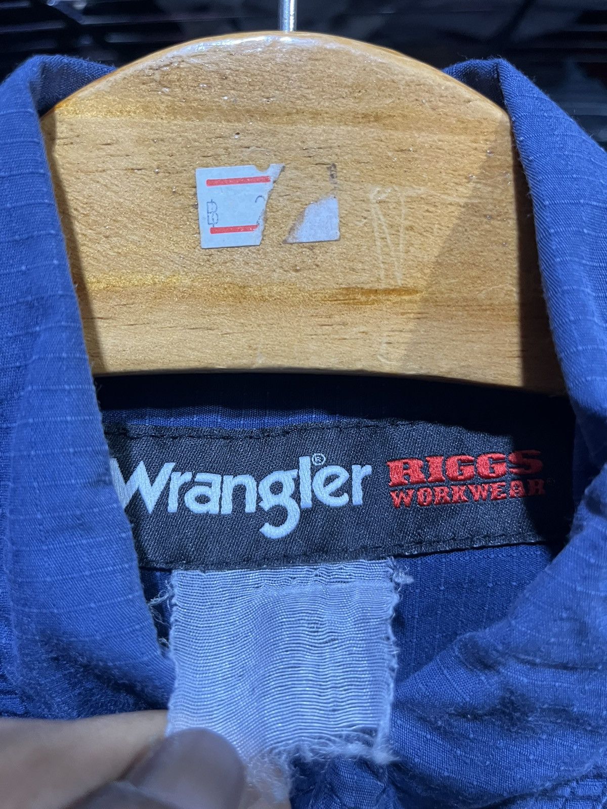 Vintage Wrangler Riggs Workwear Shirt Logo Size US M / EU 48-50 / 2 - 5 Thumbnail
