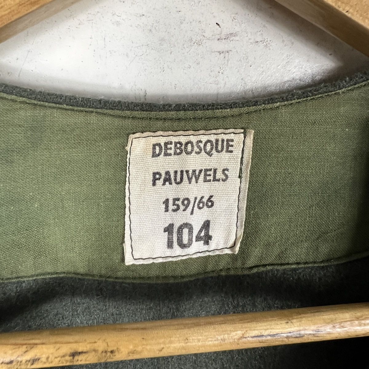 FrenchTrotters × Vintage 🔥 VINTAGE DEBOSQUE PAUWELS FRENCH MILITARY WOOL LINER JACKET Size US L / EU 52-54 / 3 - 10 Thumbnail