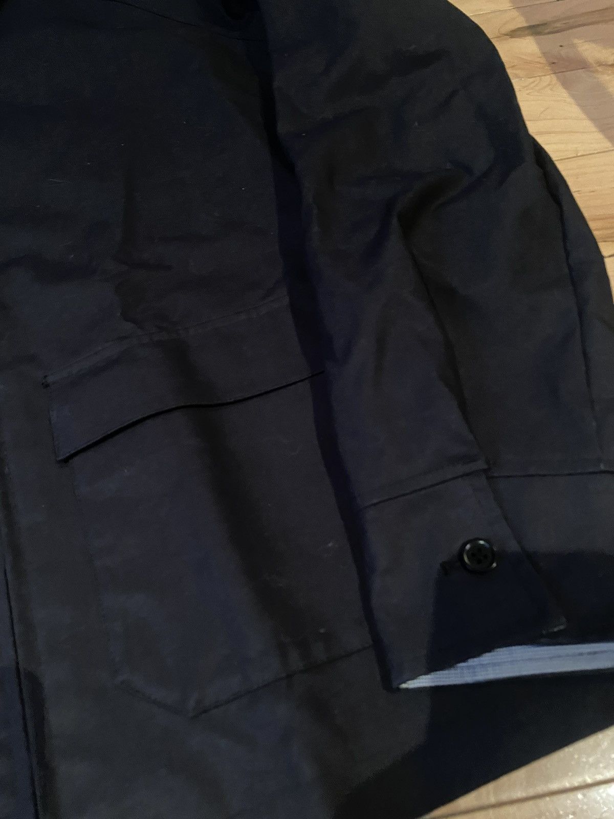A.P.C. Gilles Shirt Work Jacket Harrington-Style Zip Up Coach Size US XL / EU 56 / 4 - 2 Thumbnail