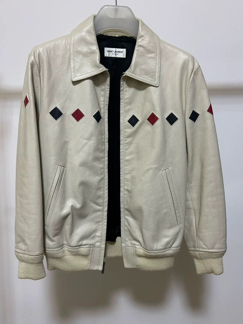Saint Laurent Paris Saint Laurent Classic Colorful Leather Jacket-dmc Size US M / EU 48-50 / 2 - 1 Thumbnail