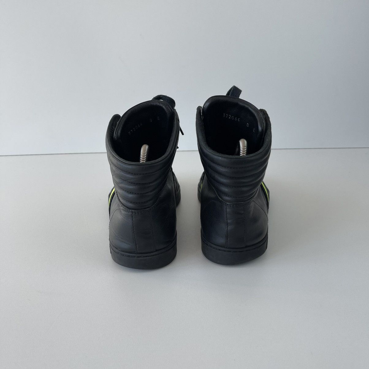 Gucci Gucci GG Nigh Top Viaggio Collection Leather Sneakers Black Size US 8 / EU 41 - 9 Thumbnail