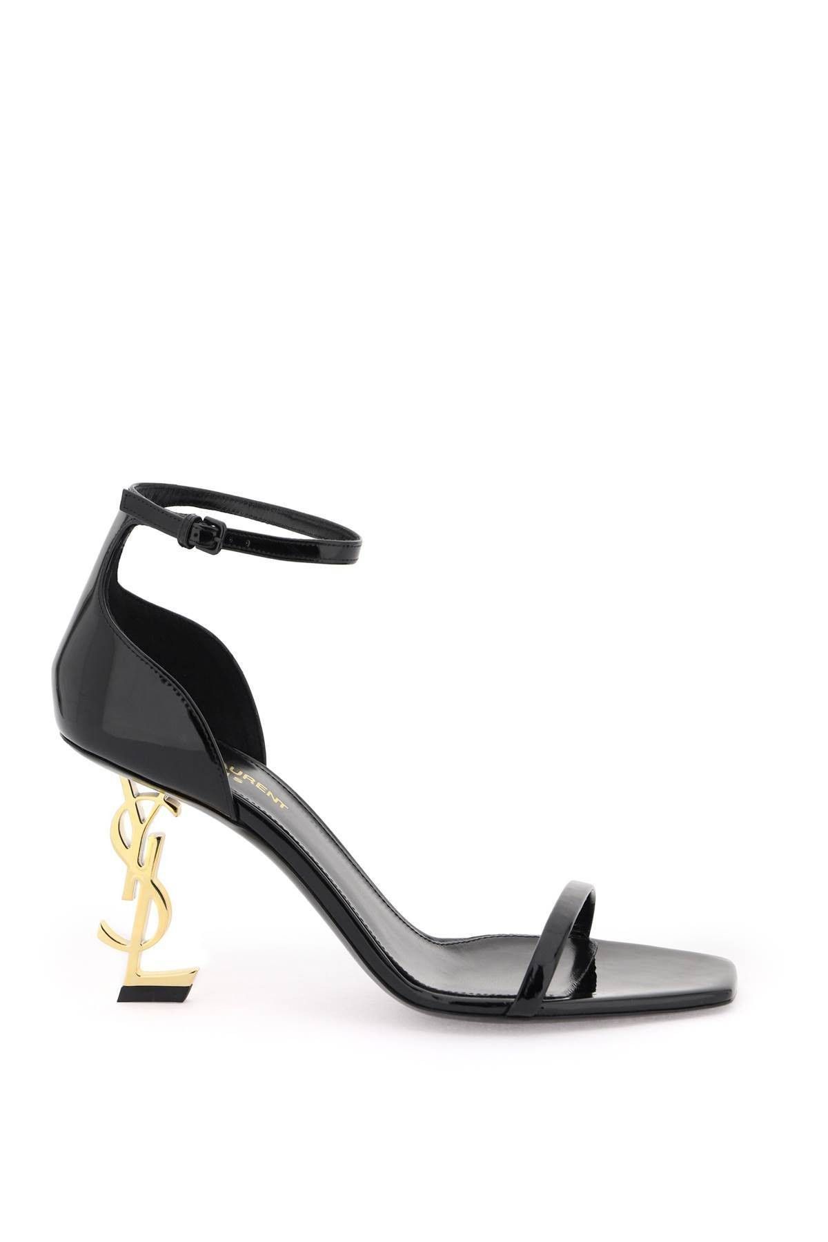 image of YVES Saint Laurent Opyum 85 Sandals Size Eu 40 For Women in Black