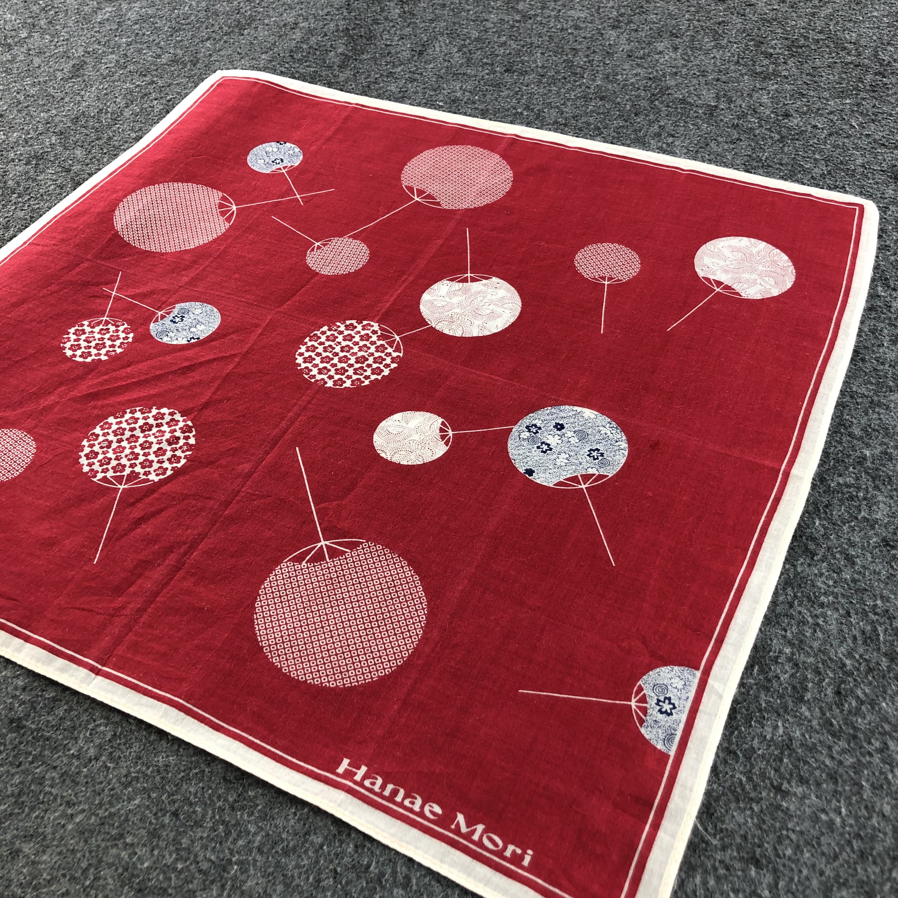 Hanae Mori Hanae Mori Handkerchief Neckerchief Bandana H1412 Size ONE SIZE - 4 Thumbnail