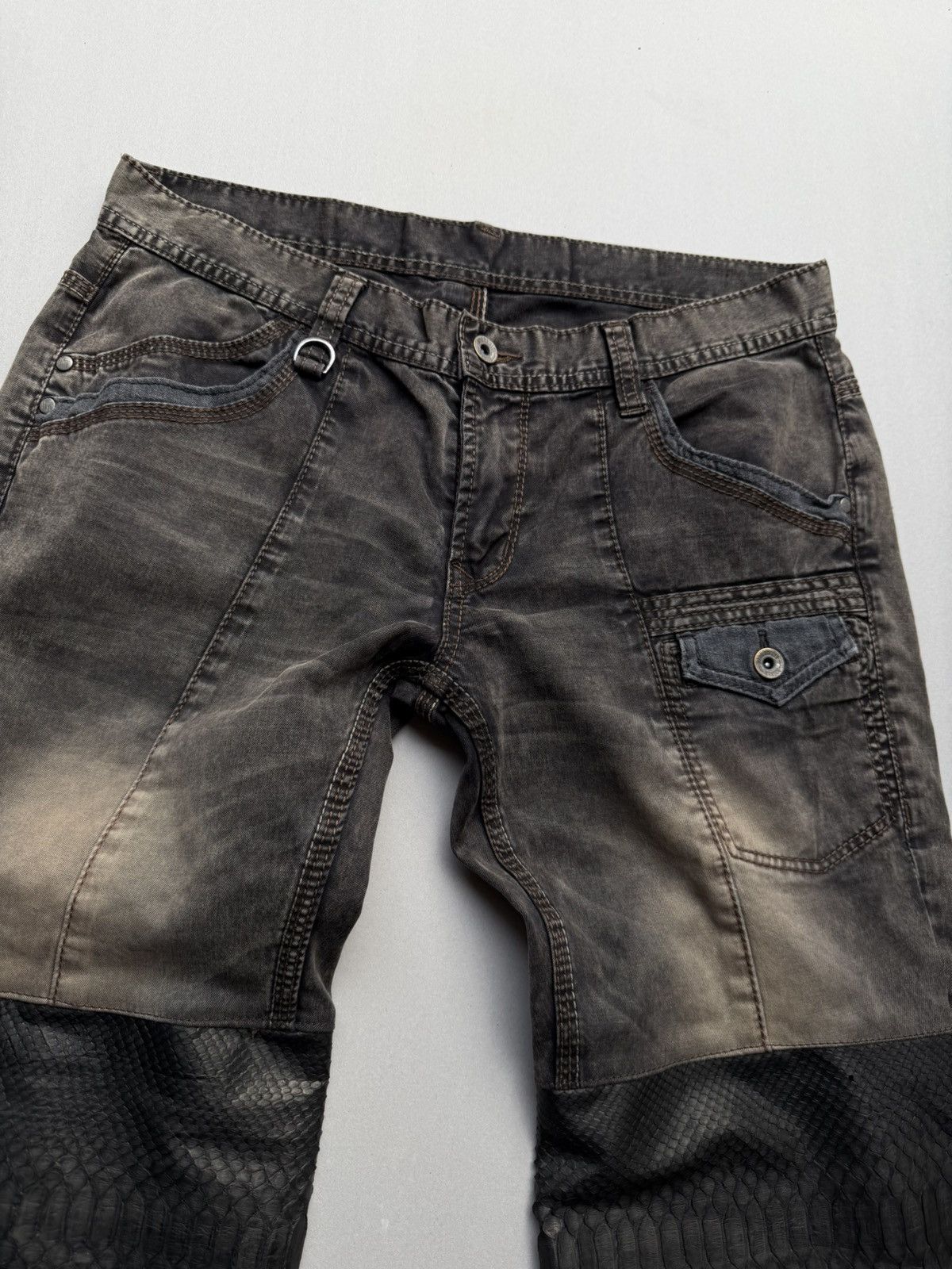 Nicole Club Phyton flare pants Size US 32 / EU 48 - 3 Thumbnail
