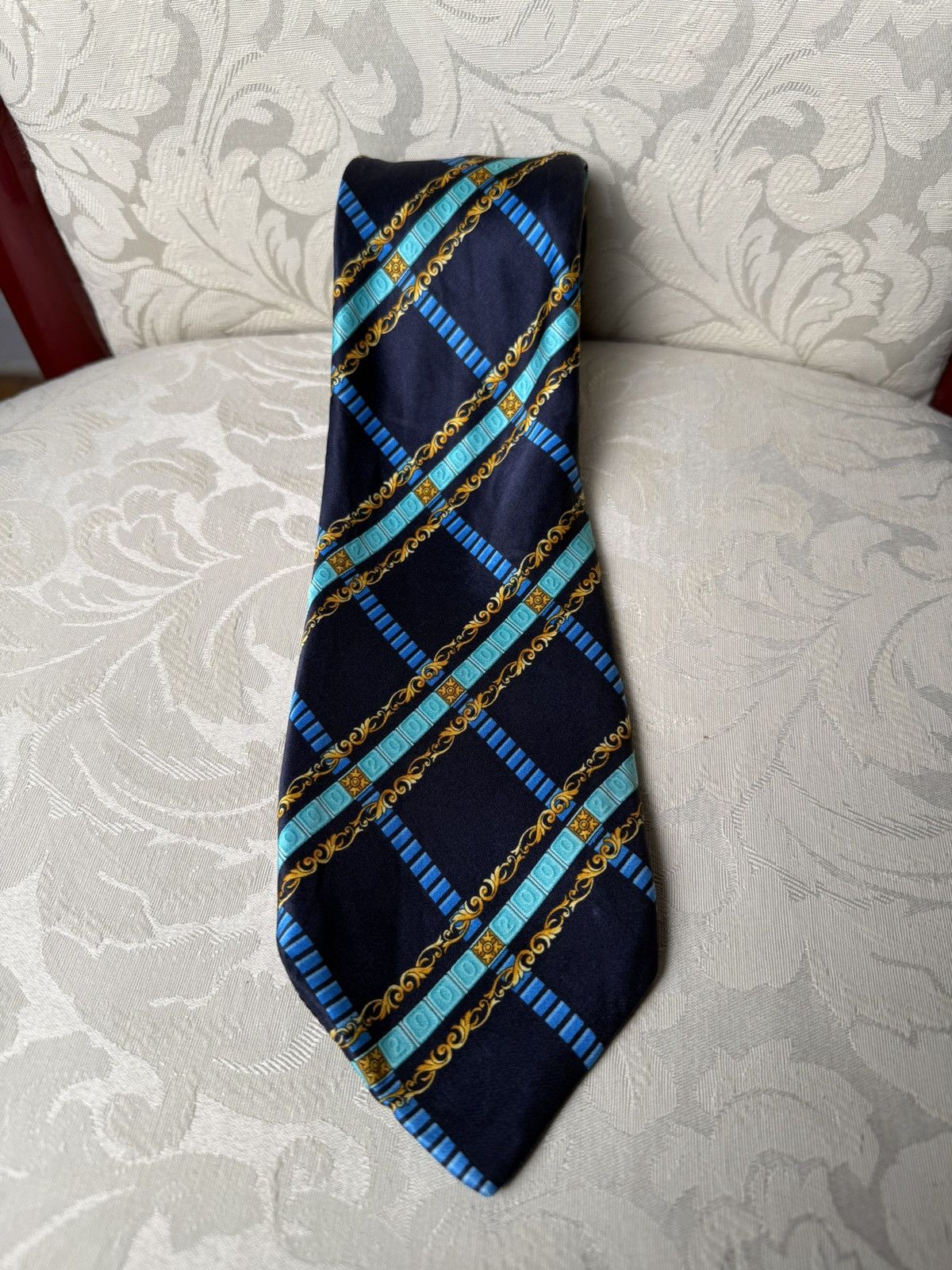 Versace Versace Baroque Tie Size ONE SIZE - 1 Thumbnail