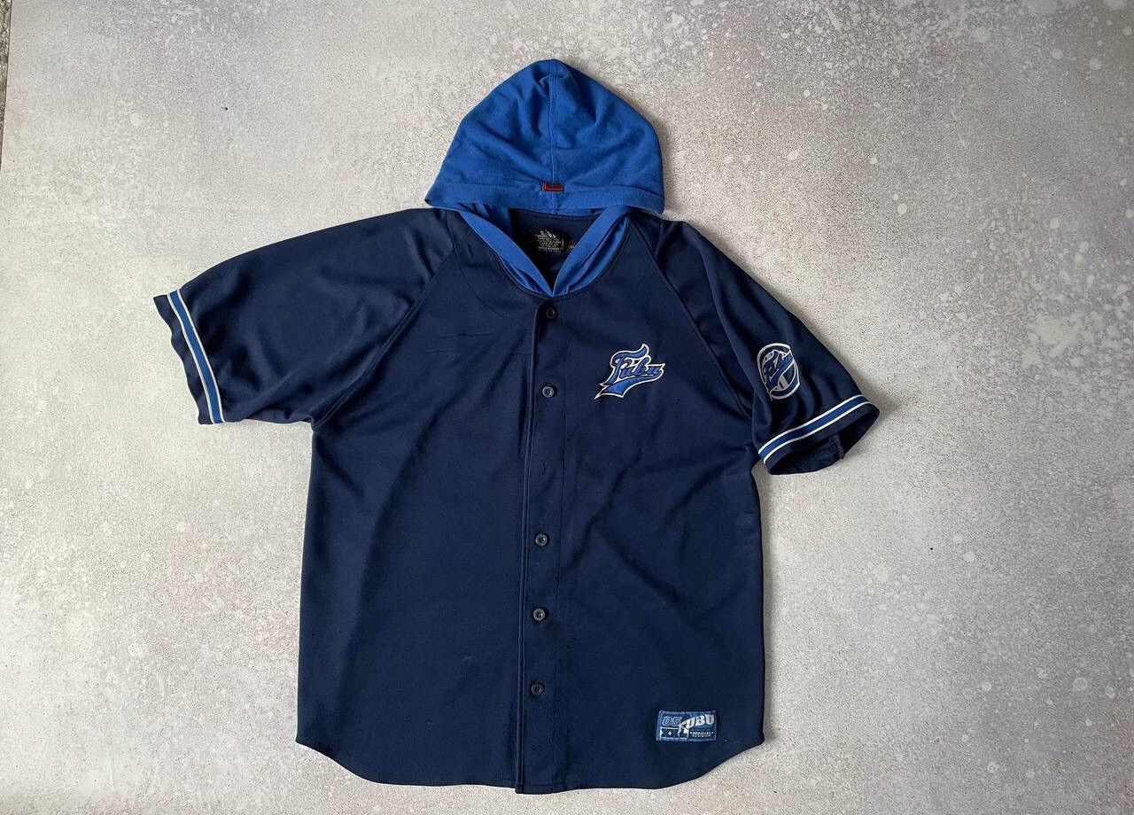 Fubu × Rap Tees Vintage 90s Fubu Rap Zip Up Hooded T-shirt Big Logo Y2K Rare Size US XL / EU 56 / 4 - 1 Thumbnail