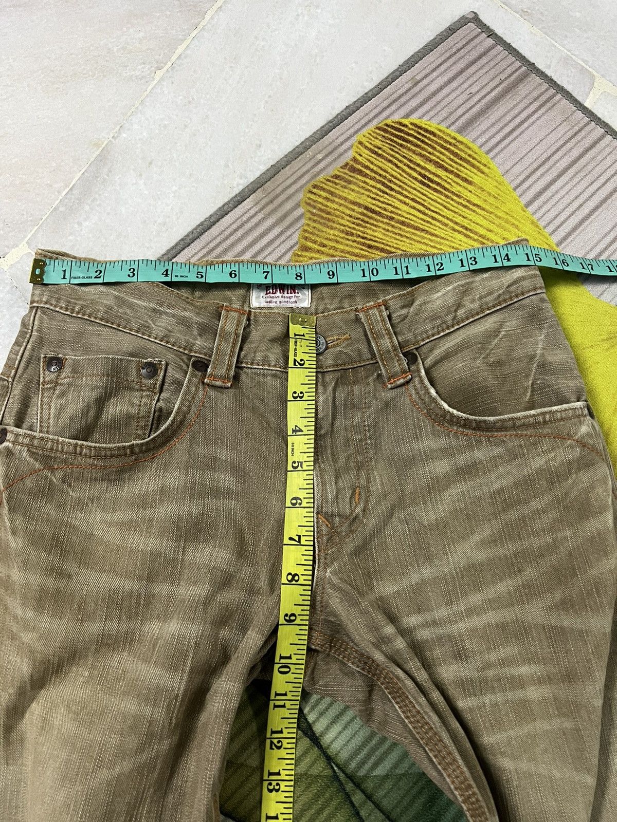Edwin × If Six Was Nine × Japanese Brand FLARE EDWIN EXCLUSIVE VINTAGE BROWN JEANS VERY RARE Size US 30 / EU 46 - 11 Thumbnail
