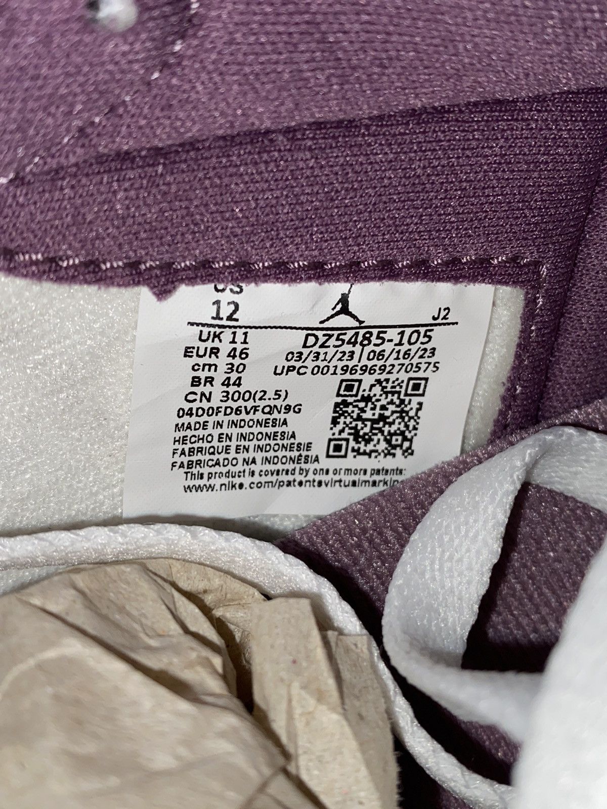 Jordan Brand Nike Air Jordan 1 Retro High OG Mauve DS 12 US Size US 12 / EU 45 - 10 Thumbnail