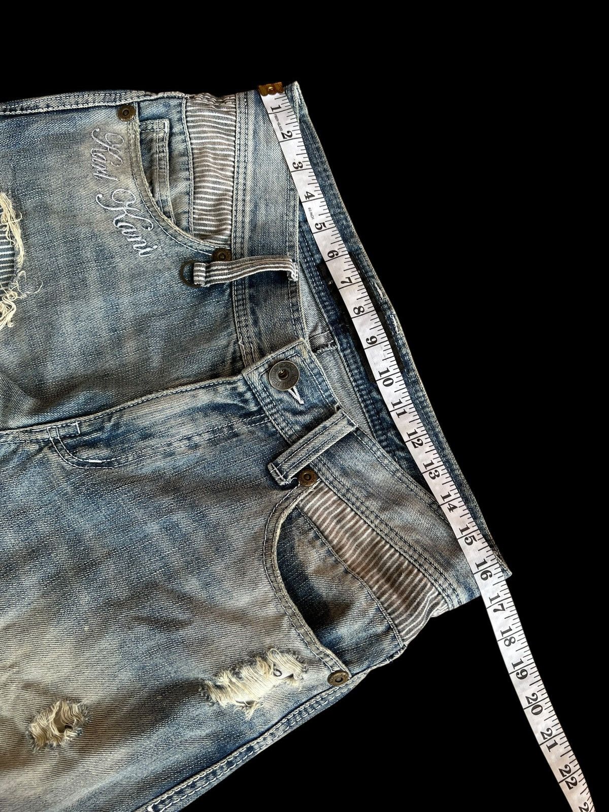 Japanese Brand Vintage Karl Kani Distress Faded Jean Size US 32 / EU 48 - 3 Thumbnail