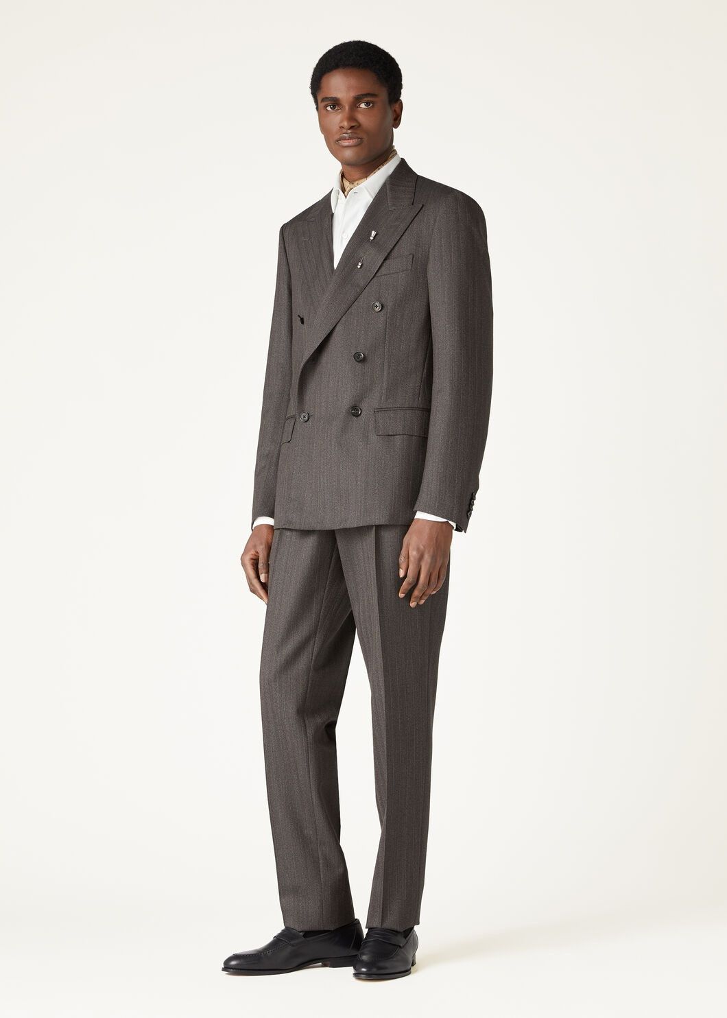 Loro Piana o1w1db10825 FAO6551 Milano Jacket in Dark Grey Size US M / EU 48-50 / 2 - 2 Thumbnail