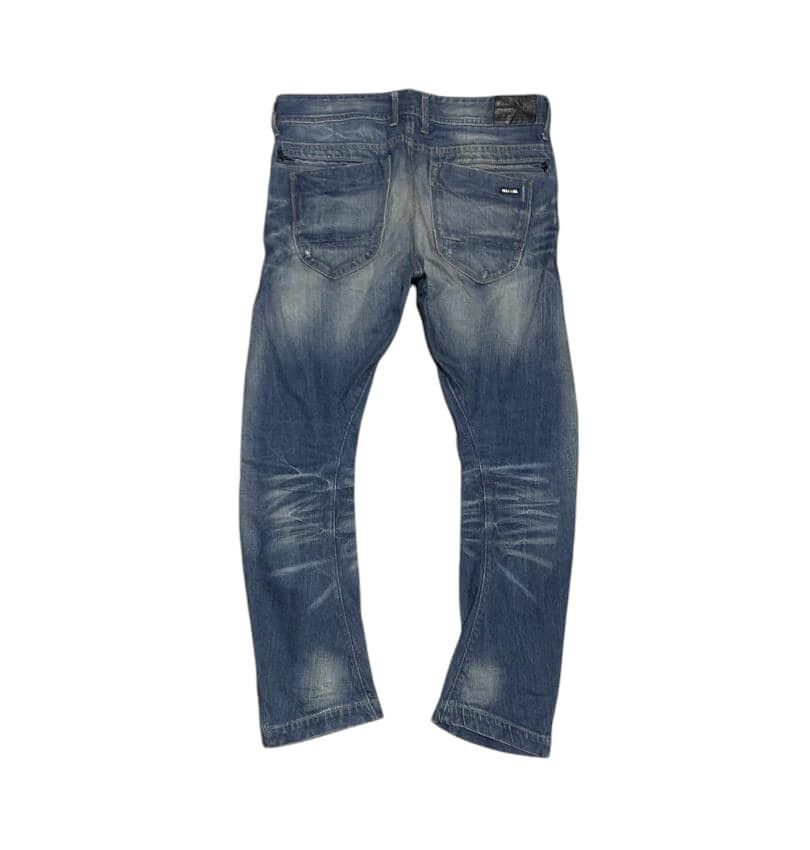 If Six Was Nine Vintage Japanese Back Number Curve Leg Jeans Size US 35 - 1 Thumbnail