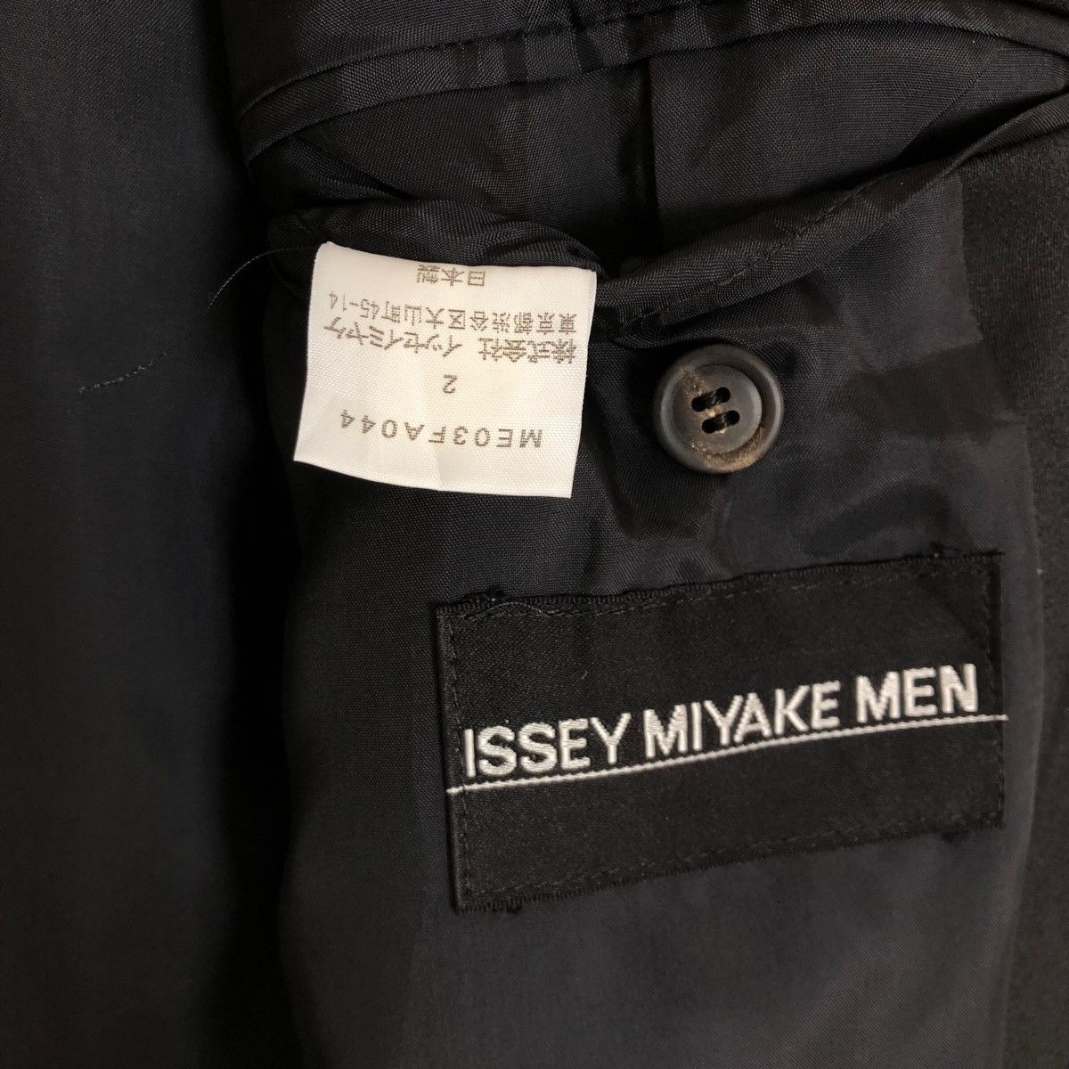Issey Miyake Vintage Issey Miyake Men 2000 A/W Laine Wool Overcoat Size US M / EU 48-50 / 2 - 14 Thumbnail