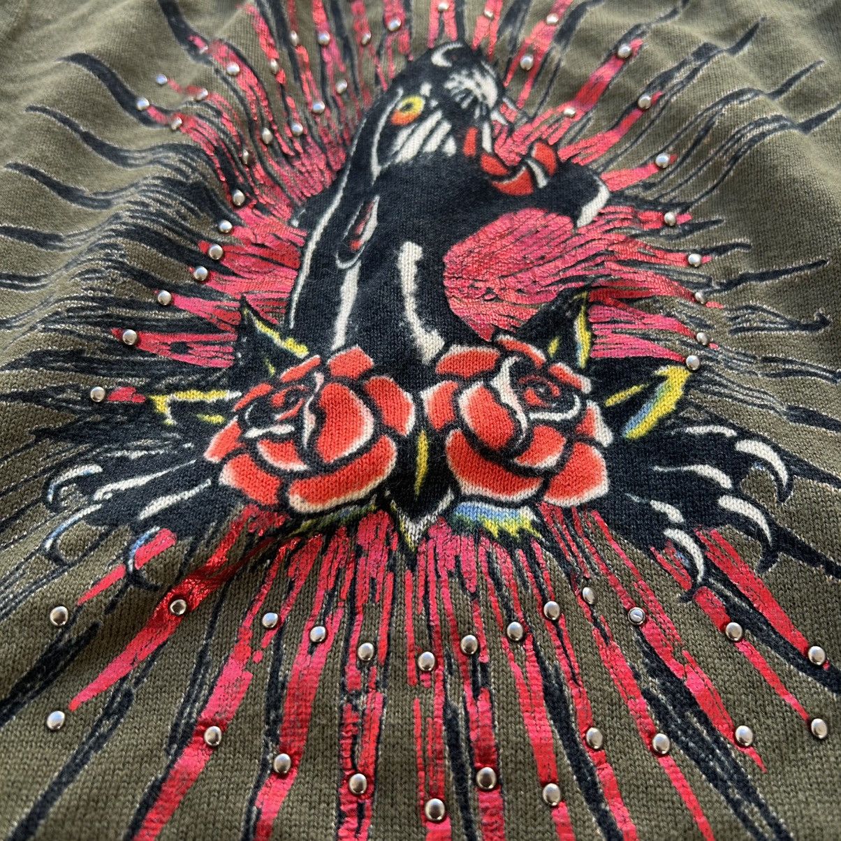 Ed Hardy Ed Hardy Born Free Panther Zip Up Sweater Size XL Size XL / US 12-14 / IT 48-50 - 7 Thumbnail