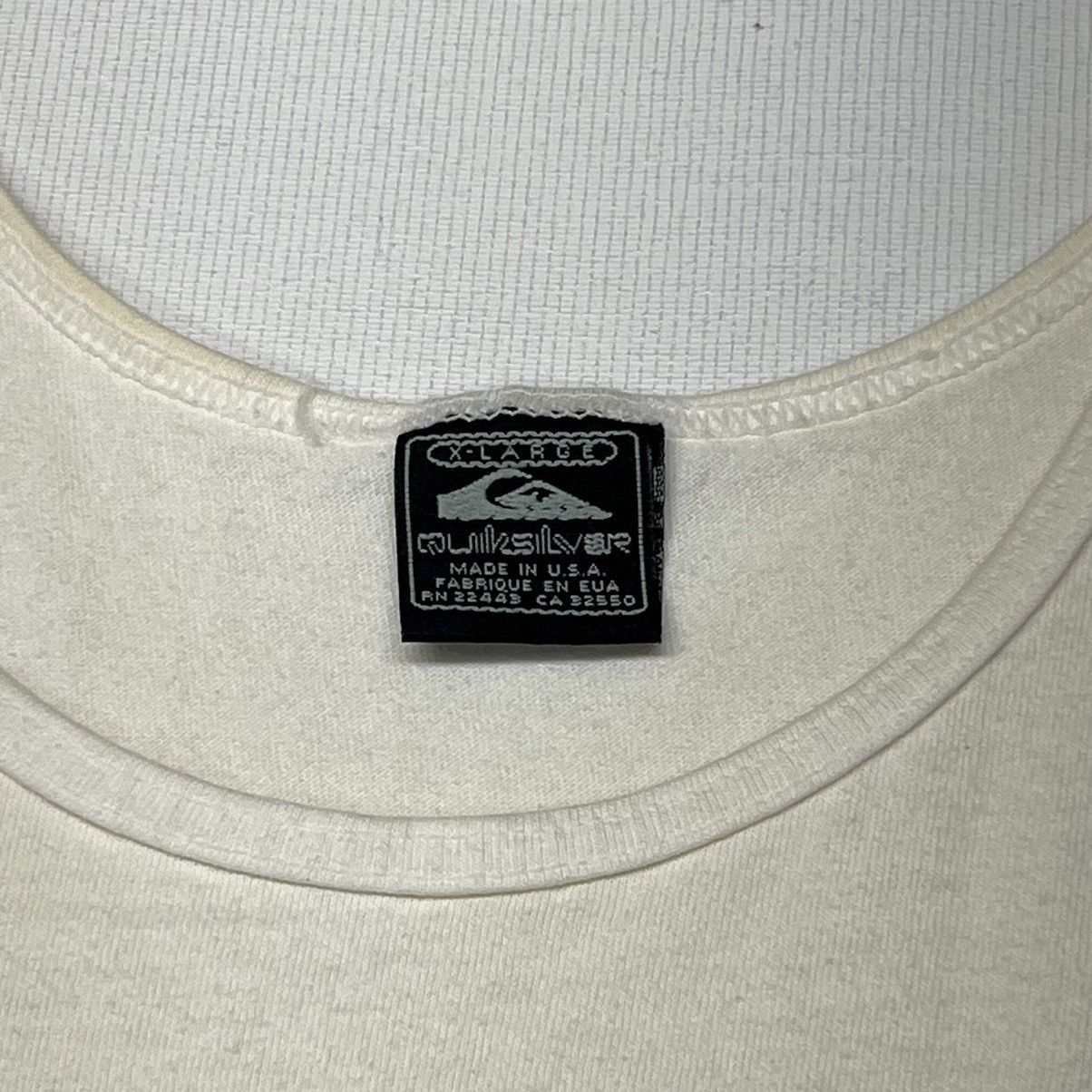 Quiksilver × Vintage Quiksilver Tee Shirt White Sleeveless Tank Graphic Logo Size US XL / EU 56 / 4 - 6 Thumbnail